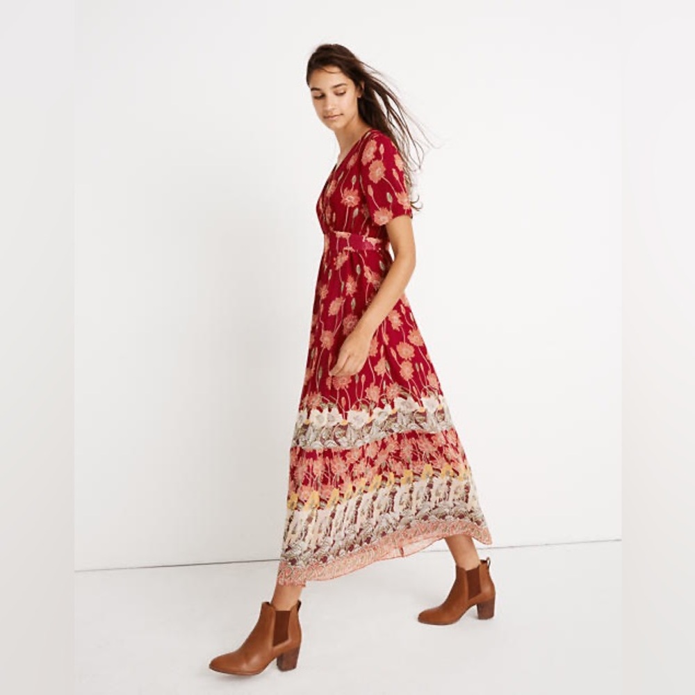 Madewell Floral Maxi Dress